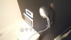 大きいシャワーヘッドもついております。