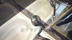 大きいシャワーヘッドをご用意しております。